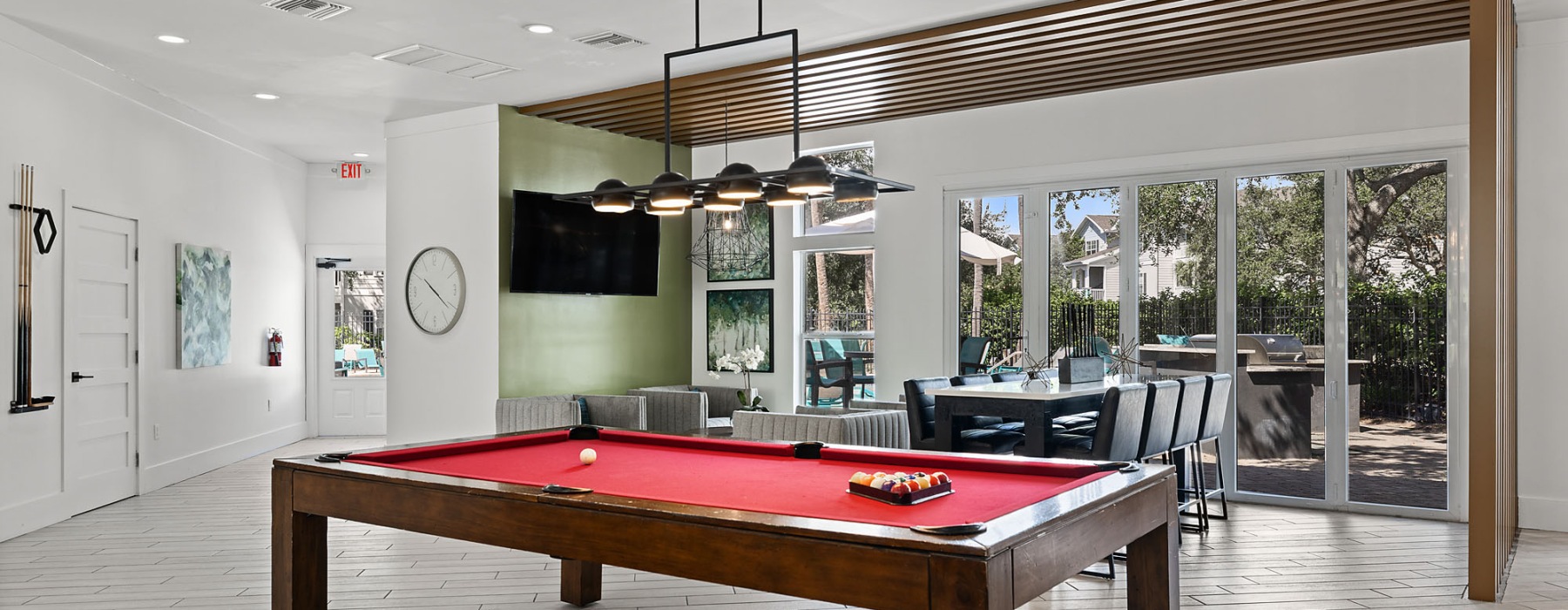 Expansive clubhouse amenities