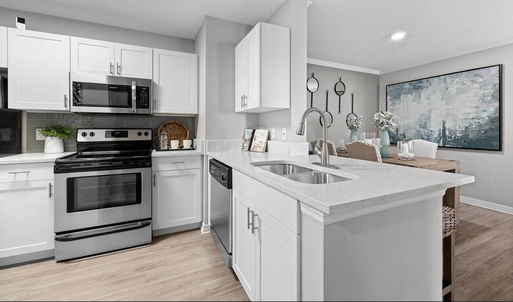 Find your perfect fit at Amira at Westly Large kitchen and Dining Area