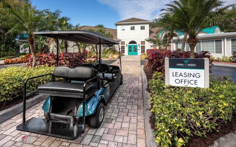 a black and silver golf cart