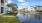 a body of water with buildings along it
